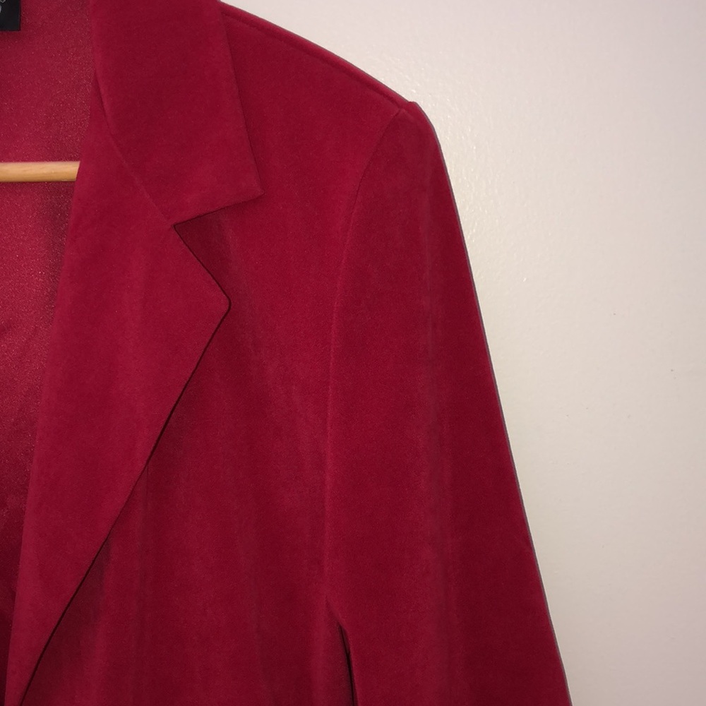 Vintage Briggs New York Red Blazer Jacket - Picture 8 of 9